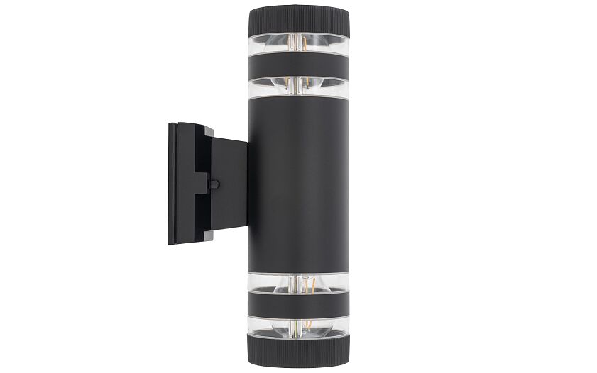 Sieraro | E27 buitenwandlamp up-down | IP54 zwart