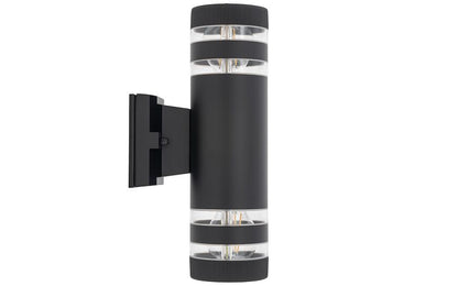 Sieraro | E27 buitenwandlamp up-down | IP54 zwart