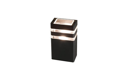 Riano | E27 buitenwandlamp | IP54 zwart