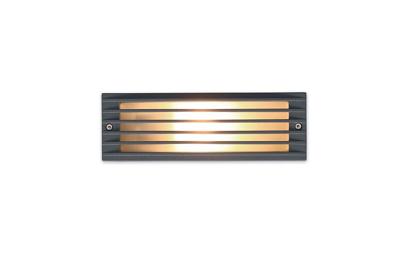 Assamo | E27 inbouw buitenwandlamp | IP65 grafiet