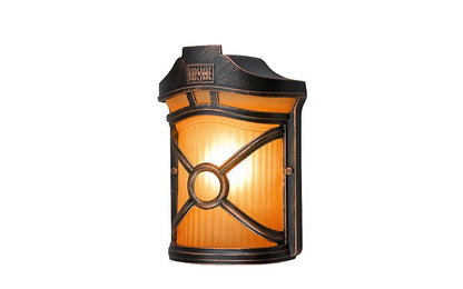 Donaro | E27 buitenwandlamp klassiek | IP44 zwart-koper