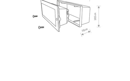 Inaro | E27 inbouw buitenwandlamp | IP65 grafiet