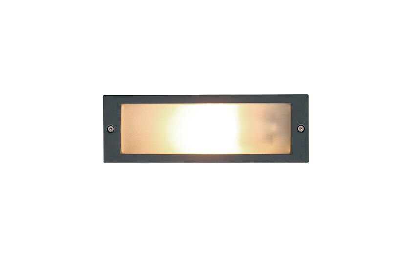 Inaro | E27 inbouw buitenwandlamp | IP65 grafiet