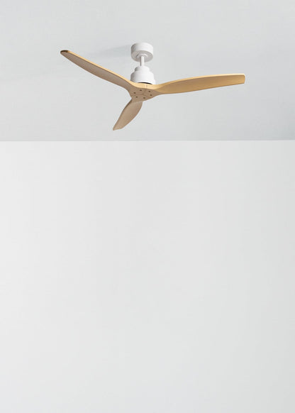 Stylavo plafondventilator wit / licht houtlook