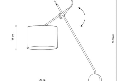 VIPER I wandlamp afmetingen