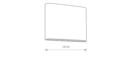 Semoro | LED buitenwandlamp up-down | IP54 grafiet