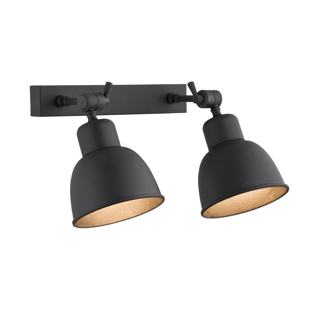 Eufrat wandlamp Zwart 2-lichts