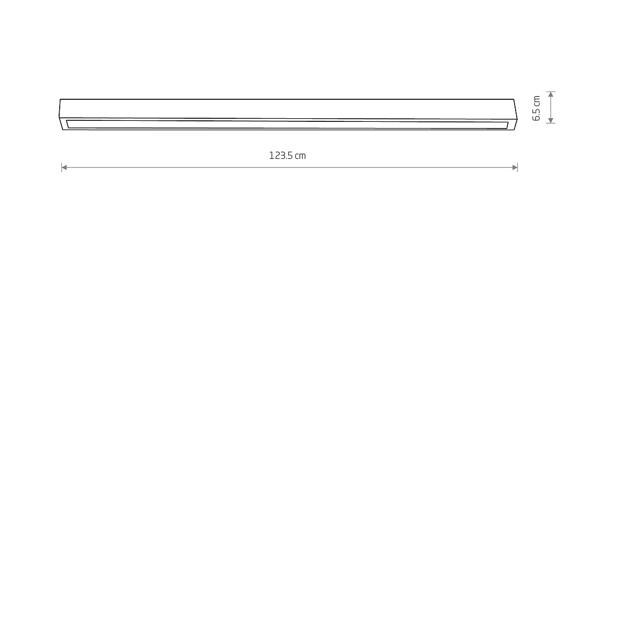 STRAIGHT LED CEILING afmetingen