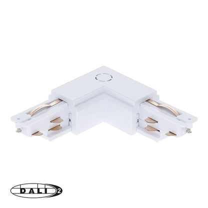 Lumexa DALI L-connector buitenhoek wit
