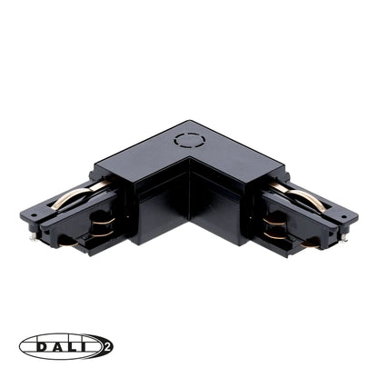 Lumexa DALI L-connector buitenhoek zwart