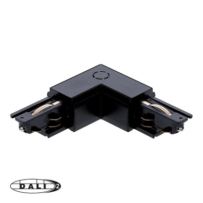Lumexa DALI L-connector binnenhoek zwart