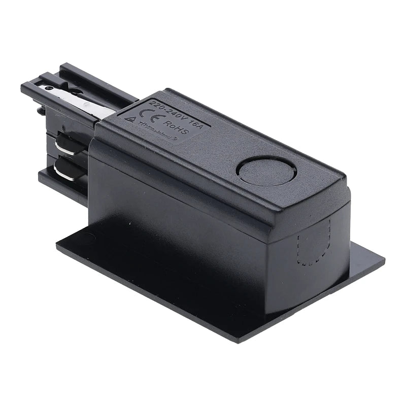 Lumexa inbouw power connector rechts zwart