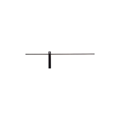 IMPULSE LED M lineaire wandlamp zwart 91 cm