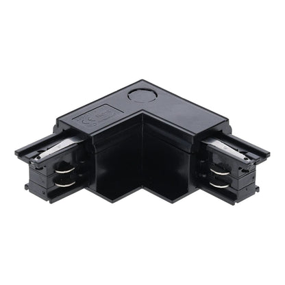 Lumexa inbouw L-connector binnenhoek zwart