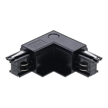 Lumexa inbouw L-connector buitenhoek zwart