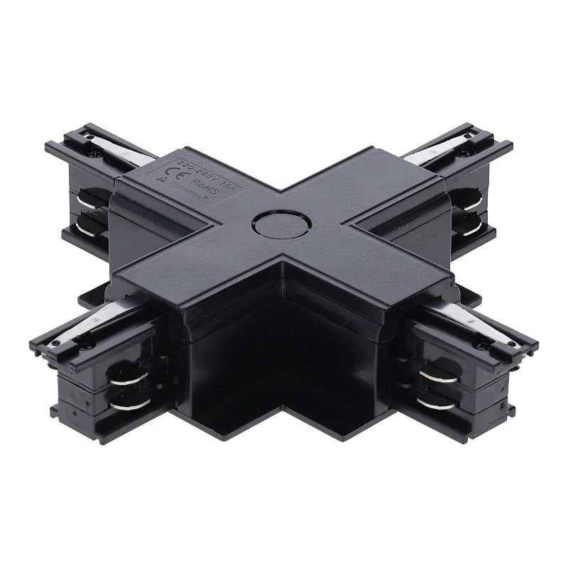 Lumexa inbouw X-connector zwart