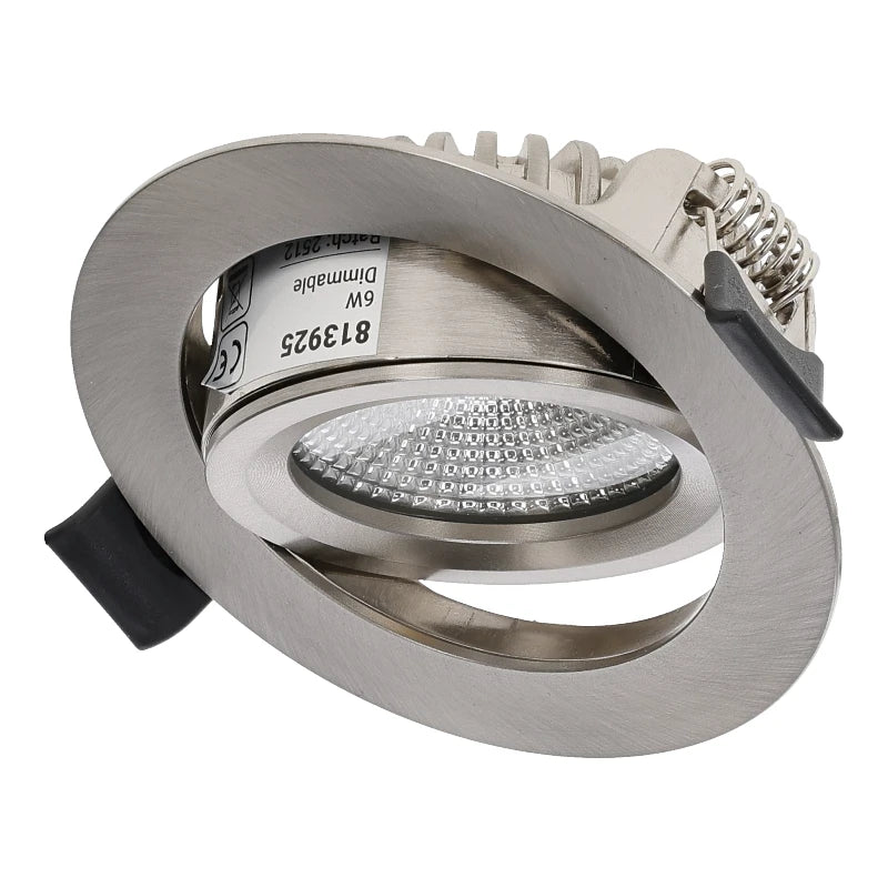 Slimaro LED inbouwspot zilver
