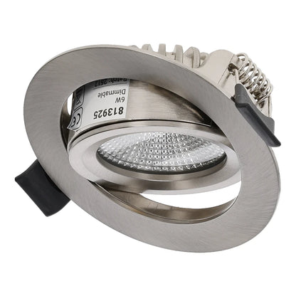 Slimaro LED inbouwspot zilver
