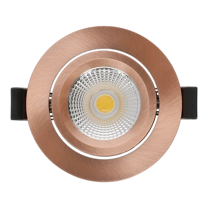 Slimaro LED inbouwspot koper