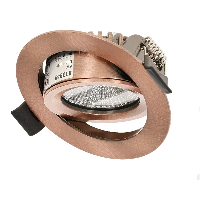 Slimaro LED inbouwspot koper