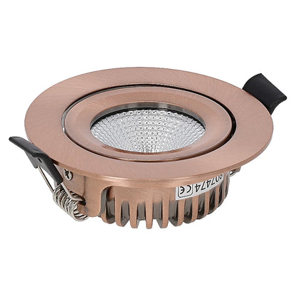 Slimaro LED inbouwspot koper sfeer