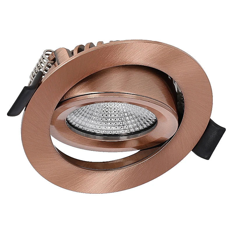 Slimaro LED inbouwspot koper sfeer