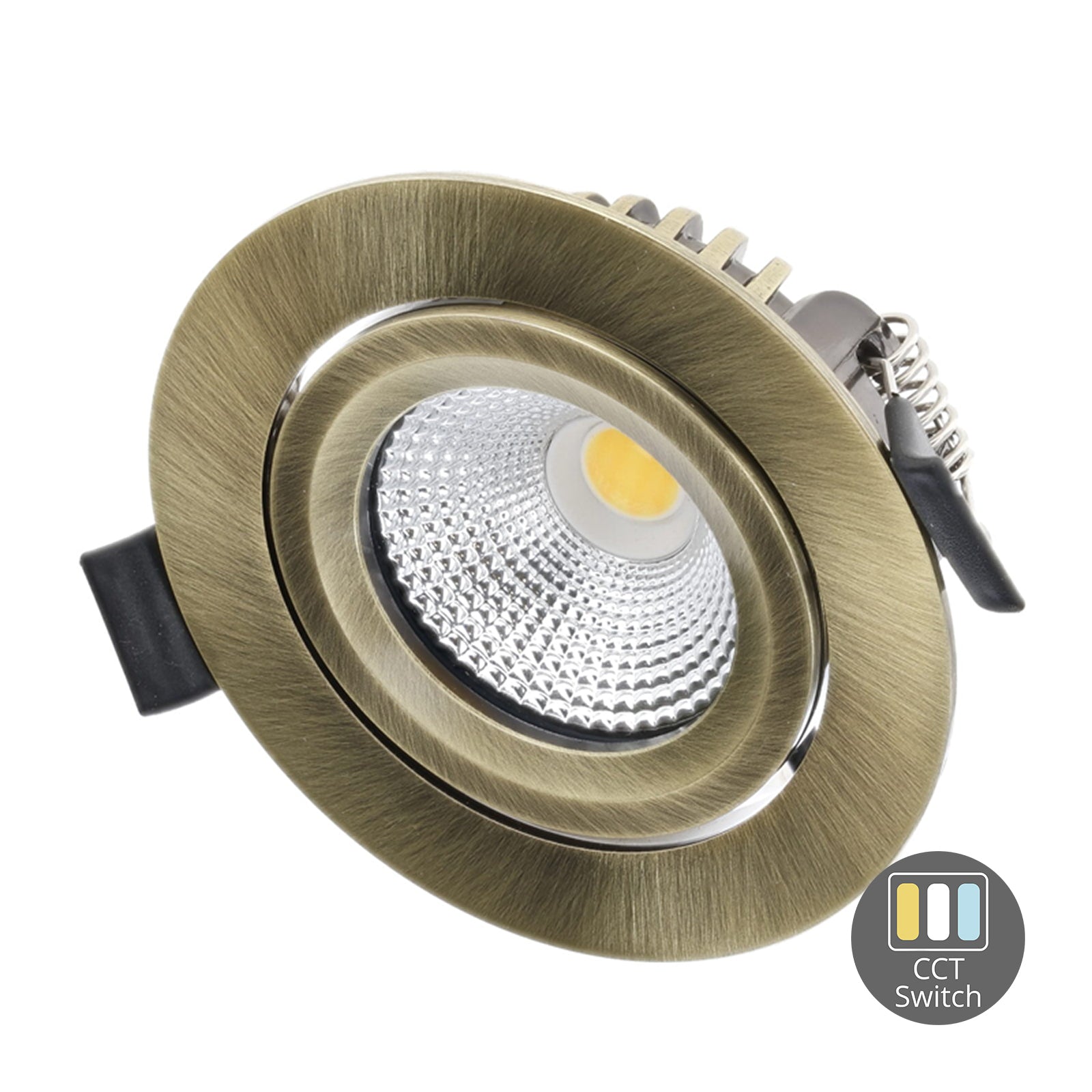 Lumexa LED Inbouwspot Slim-Fit Champagne CCT-switch