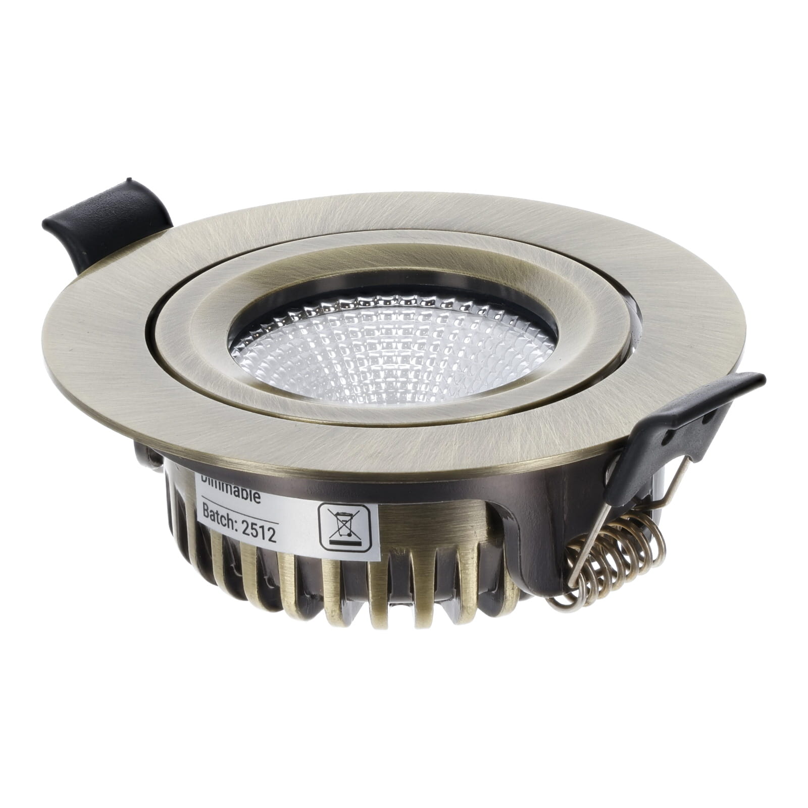 Lumexa LED Inbouwspot Slim-Fit Champagne zijaanzicht