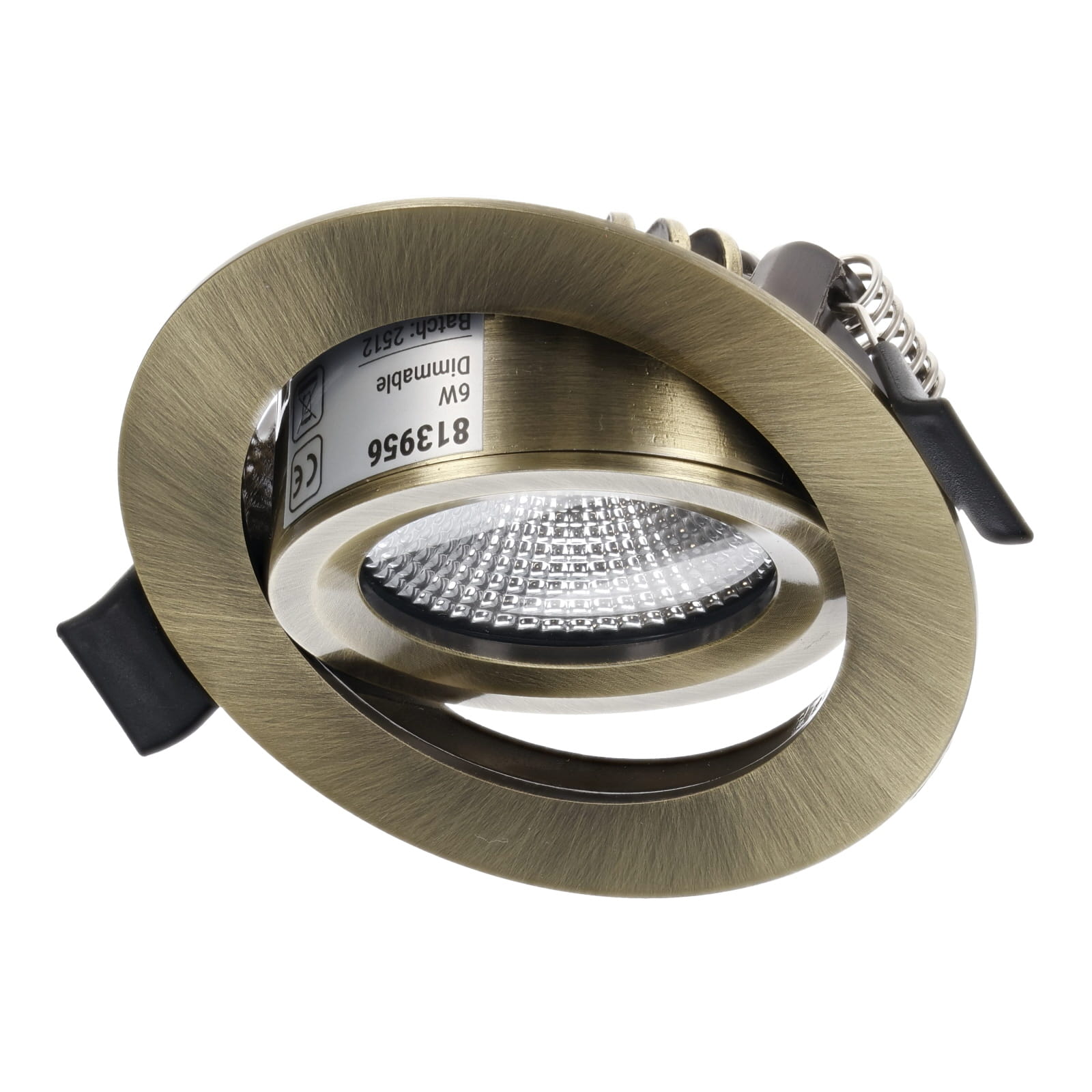 Lumexa LED Inbouwspot Slim-Fit Champagne kantelbaar