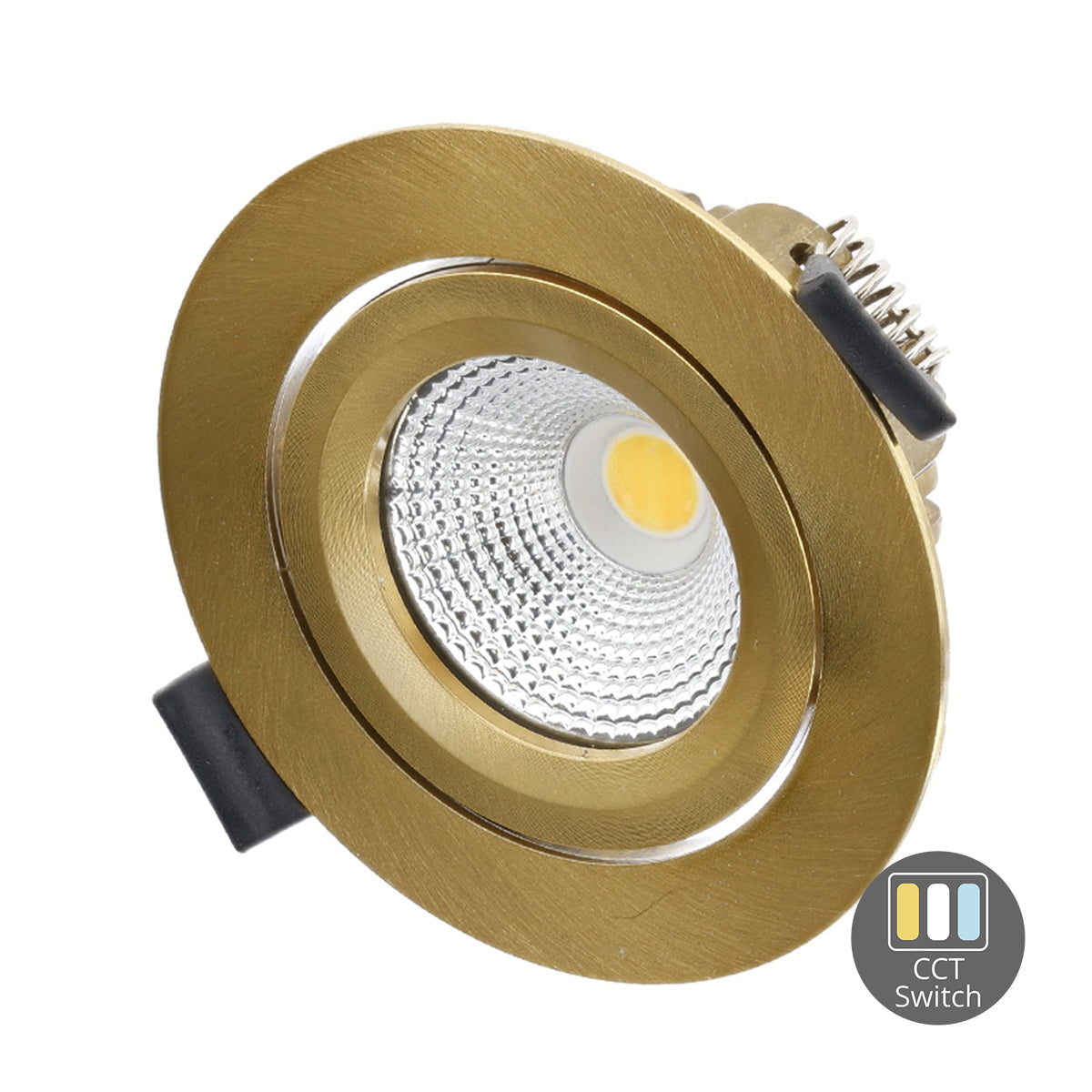 Slimaro Slim-Fit LED inbouwspot messing