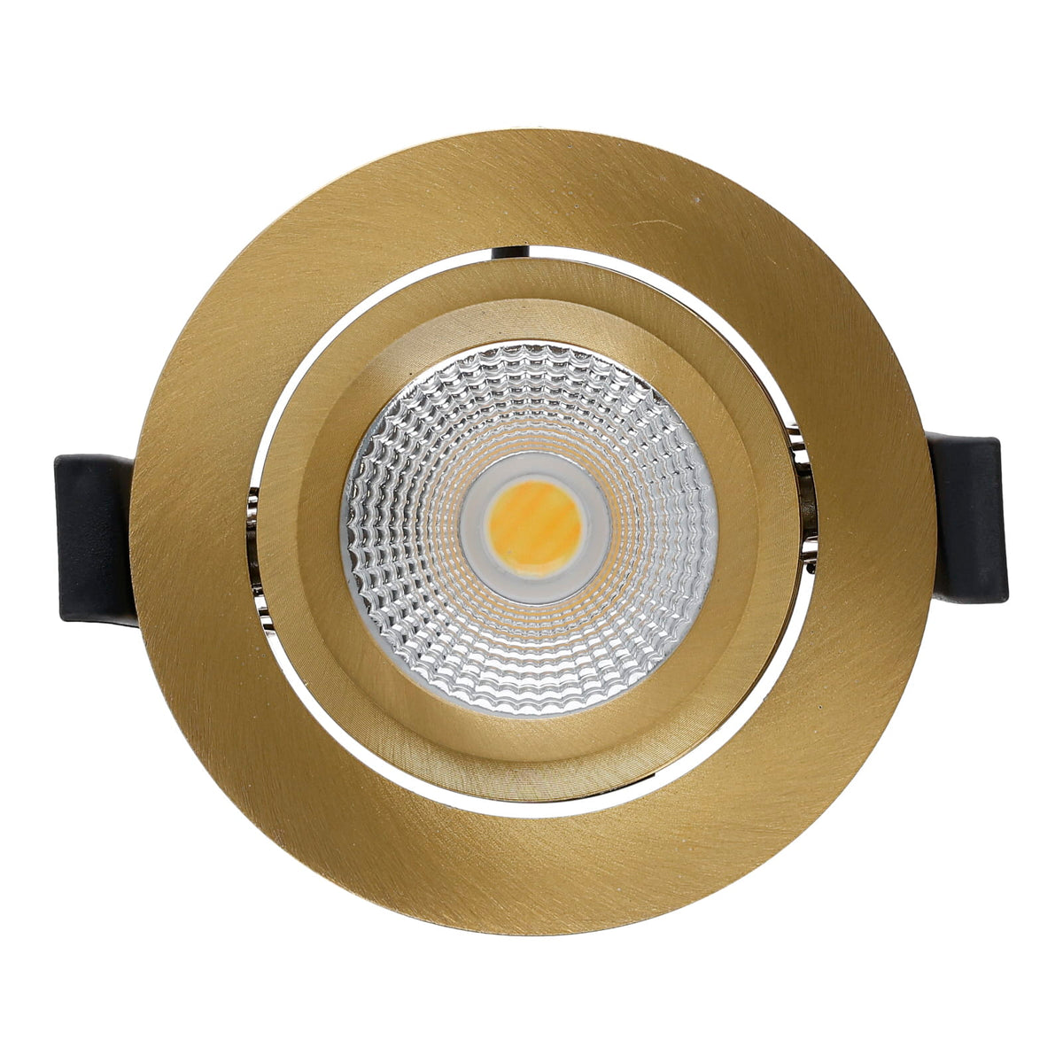 Slimaro LED inbouwspot messing