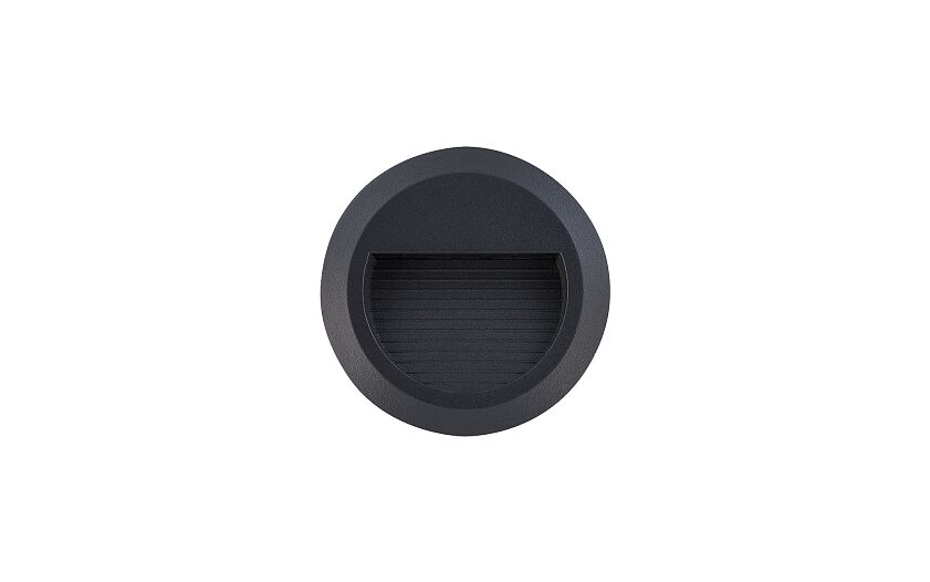 Sidaro | LED buitenwandlamp rond | IP54 zwart