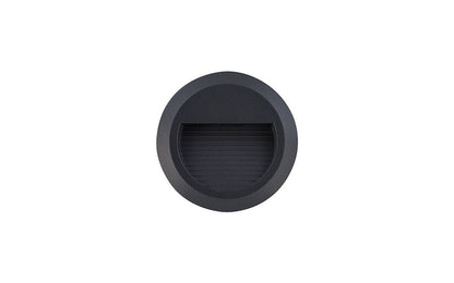 Sidaro | LED buitenwandlamp rond | IP54 zwart