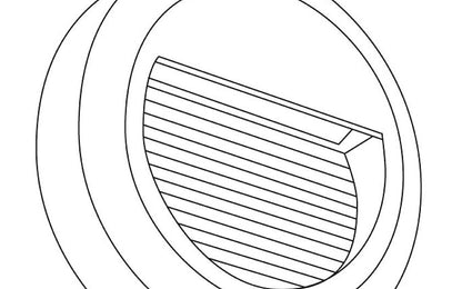 Sidaro | LED buitenwandlamp rond | IP54 zwart