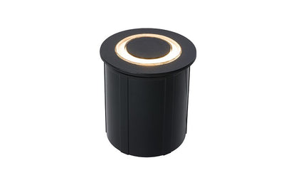 Circlaro | LED inbouw buitenwandlamp rond | IP65 zwart
