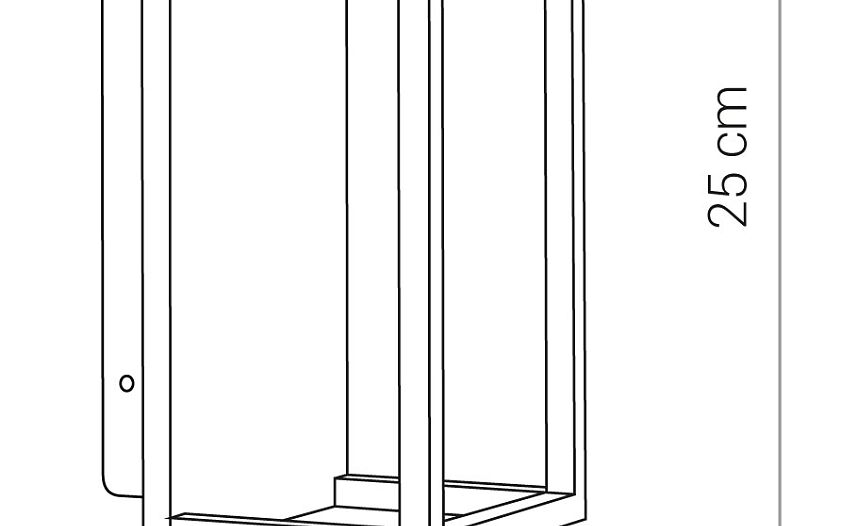 Symetro | LED buitenwandlamp up-down | IP54 grafiet