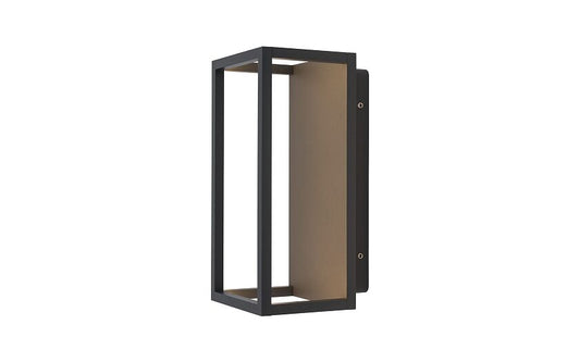 Symetro | LED outdoor up-down wall light | IP54 graphite