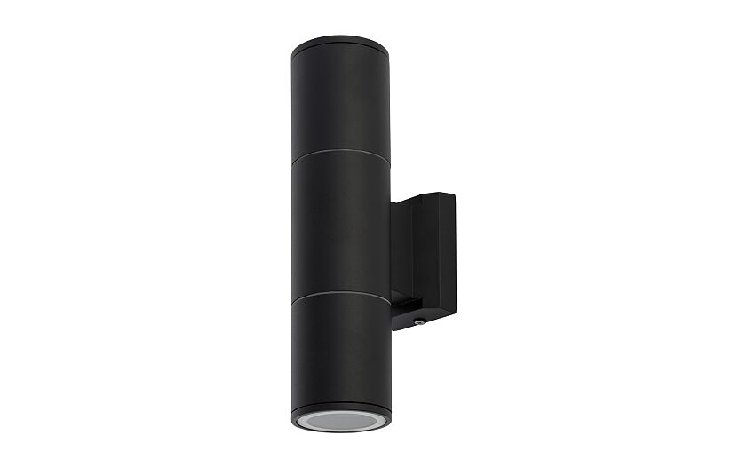 Exaro | GU10 buitenwandlamp | IP54 zwart
