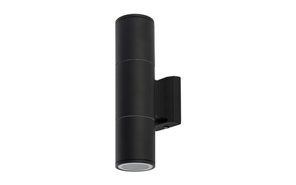 Exaro | GU10 buitenwandlamp | IP54 zwart