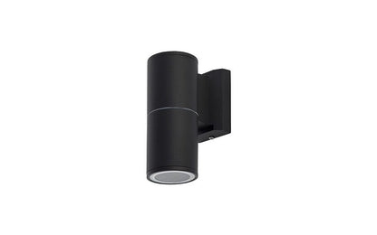 Exaro | GU10 buitenwandlamp | IP54 zwart