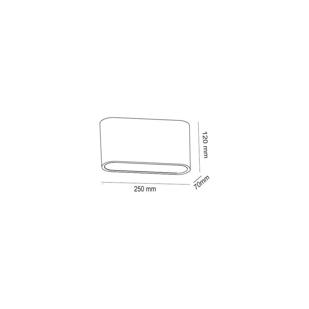 Wandlamp LILLE (gips)