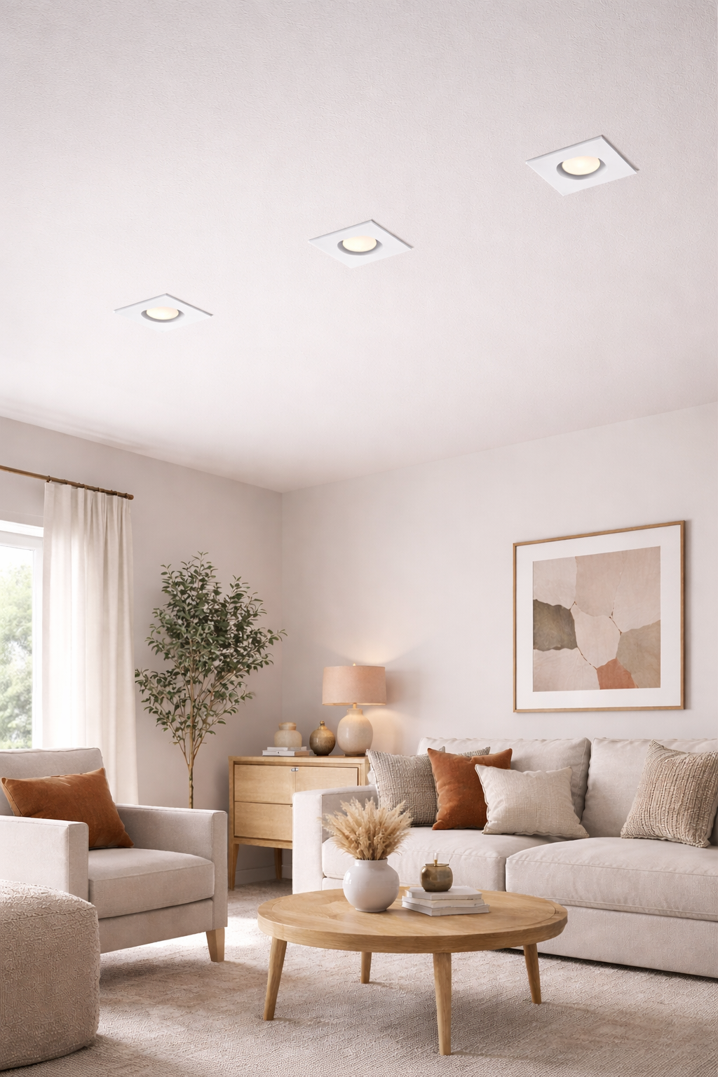 Quadra Slim-Fit | Square LED Recessed Spotlight | 6W CCT