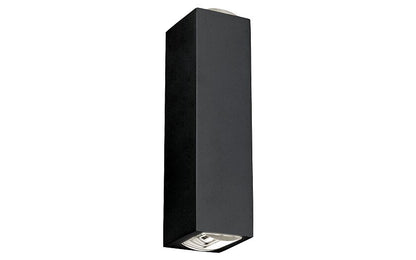 Lensaro | LED buitenwandlamp accent smal | IP54 zwart