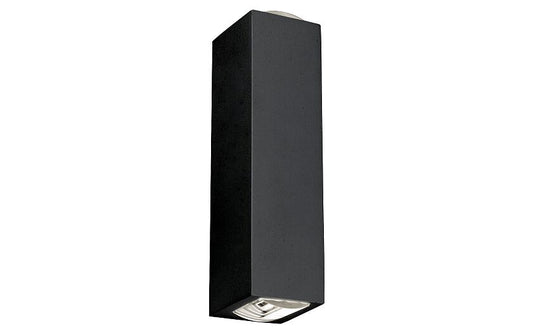 Lensaro | LED outdoor wall light accent narrow | IP54 black