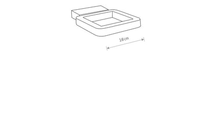 Thikano | LED buitenwandlamp up-down | IP54 zwart