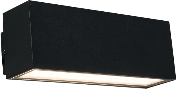 Unitaro LED buitenwandlamp up-down op gevel sfeerbeeld