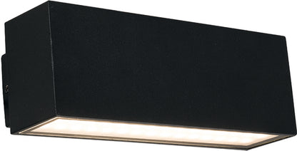 Unitaro LED buitenwandlamp up-down op gevel sfeerbeeld