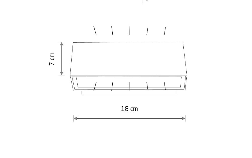 Unitaro | LED buitenwandlamp up-down | IP54 zwart