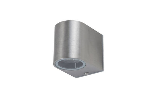 Arisaro | GU10 Outdoor Wall Light | IP54 Silver