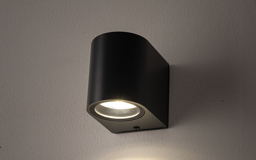 Nicaro | GU10 buitenwandlamp | IP54 grafiet